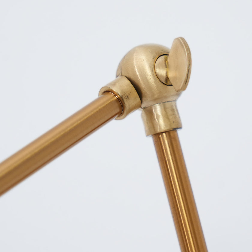 MARMORA Gold Marble Floor Lamp