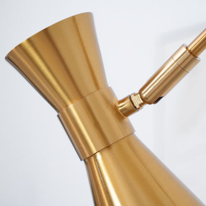 MARMORA Gold Marble Floor Lamp