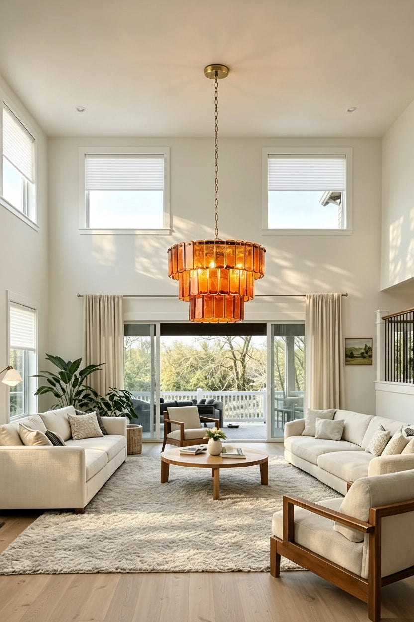 Valen Amber Chandelier