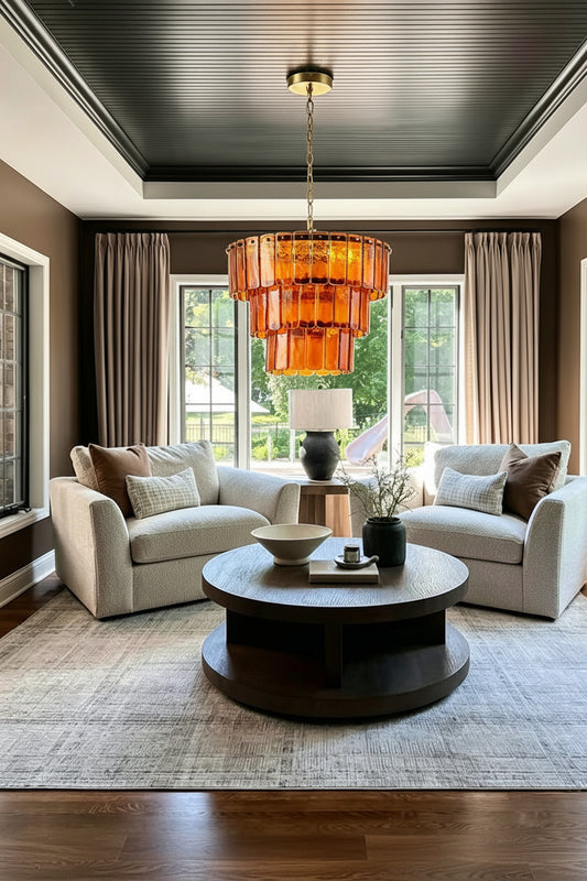 Valen Amber Chandelier