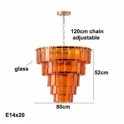 Valen Amber Chandelier