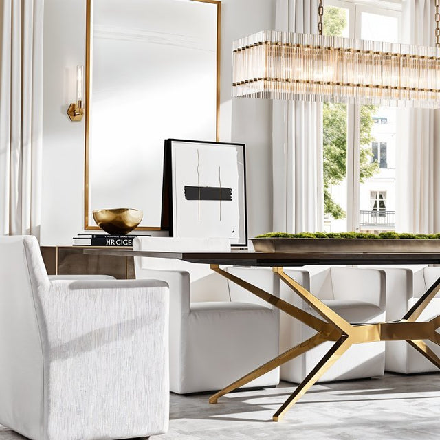 Luxe Prism Linear Crystal Chandelier