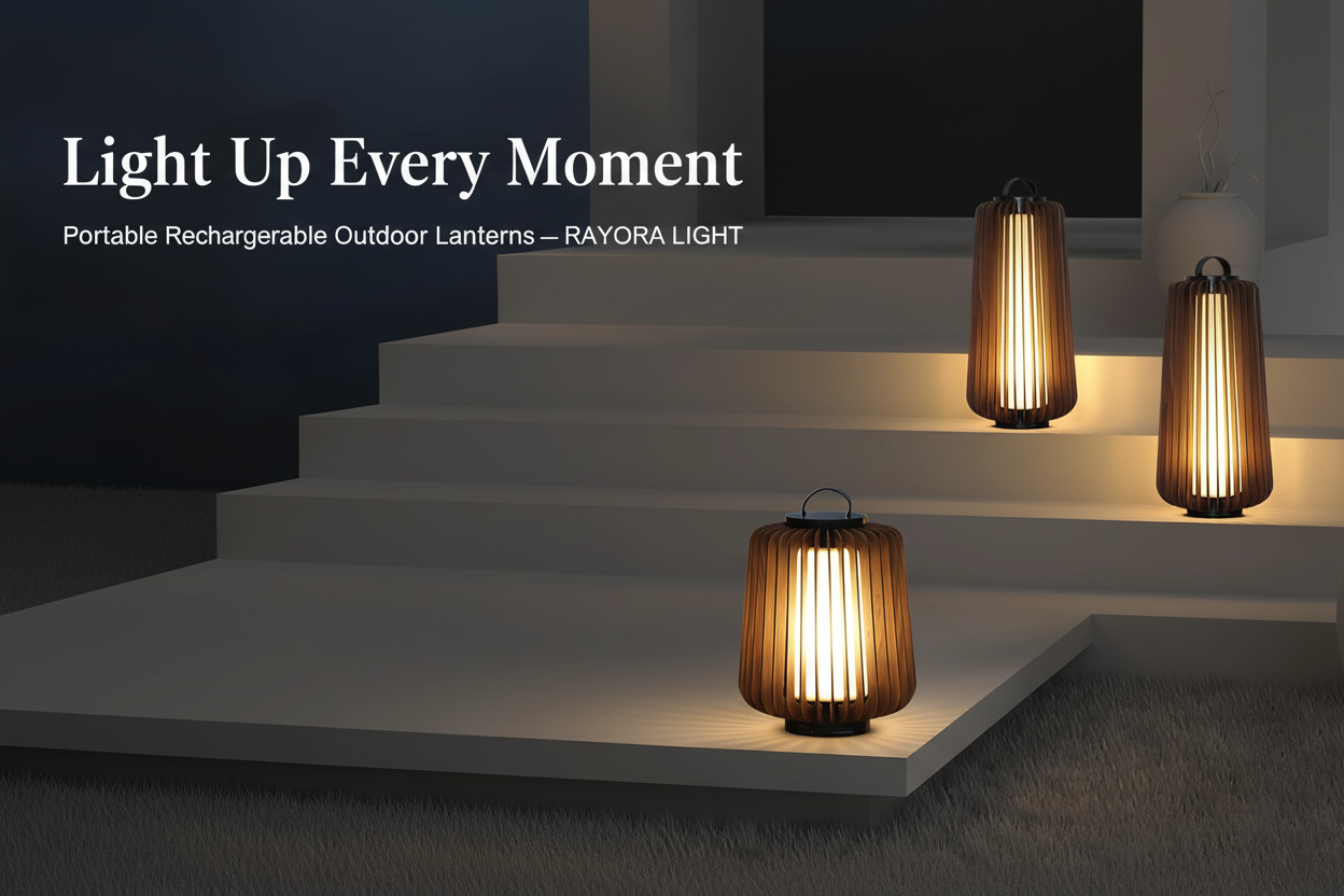 Light Up Every Moment — RAYORA LIGHT Banner