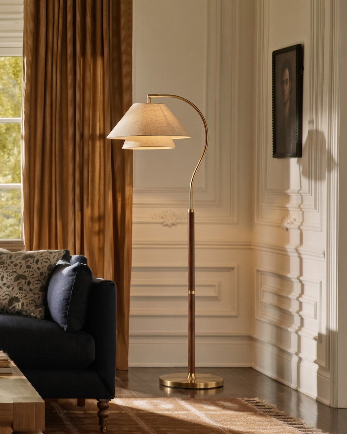 Amber Building Block Table Lamp