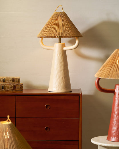 Ceramic Twine Bedroom Table Lamp