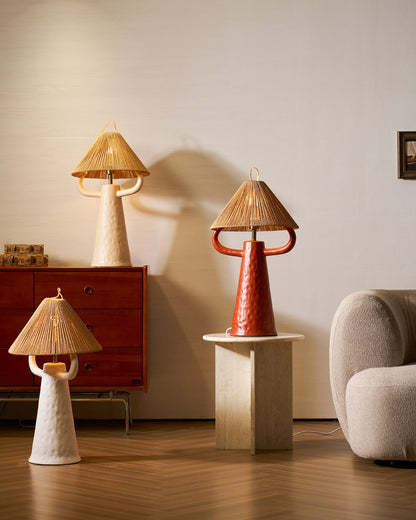 Ceramic Twine Bedroom Table Lamp