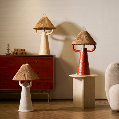 Ceramic Twine Bedroom Table Lamp