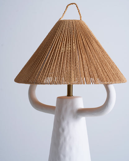 Ceramic Twine Bedroom Table Lamp