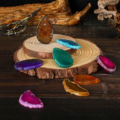 AGATHA Natural Agate Chandelier