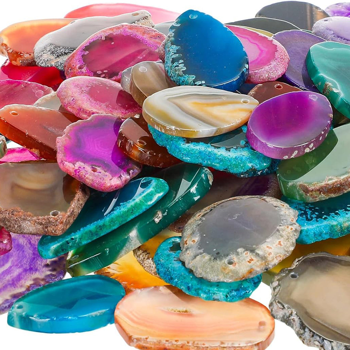 AGATHA Natural Agate Chandelier
