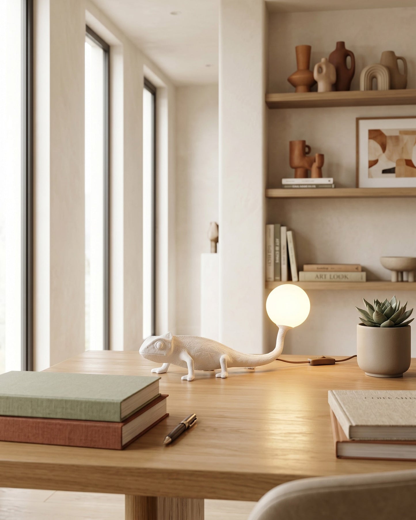 Luxury Chameleon Table Lamp
