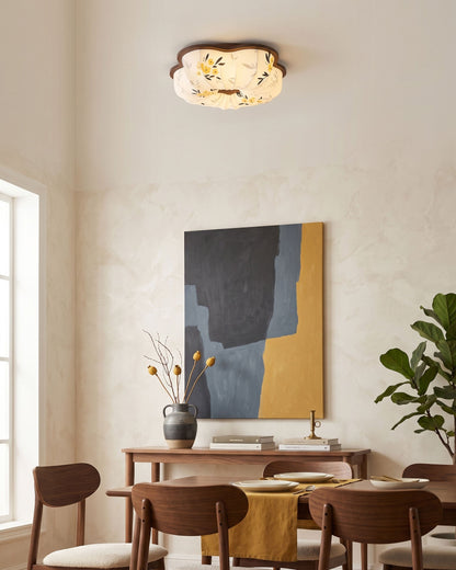Blythe Scalloped Flush Mount