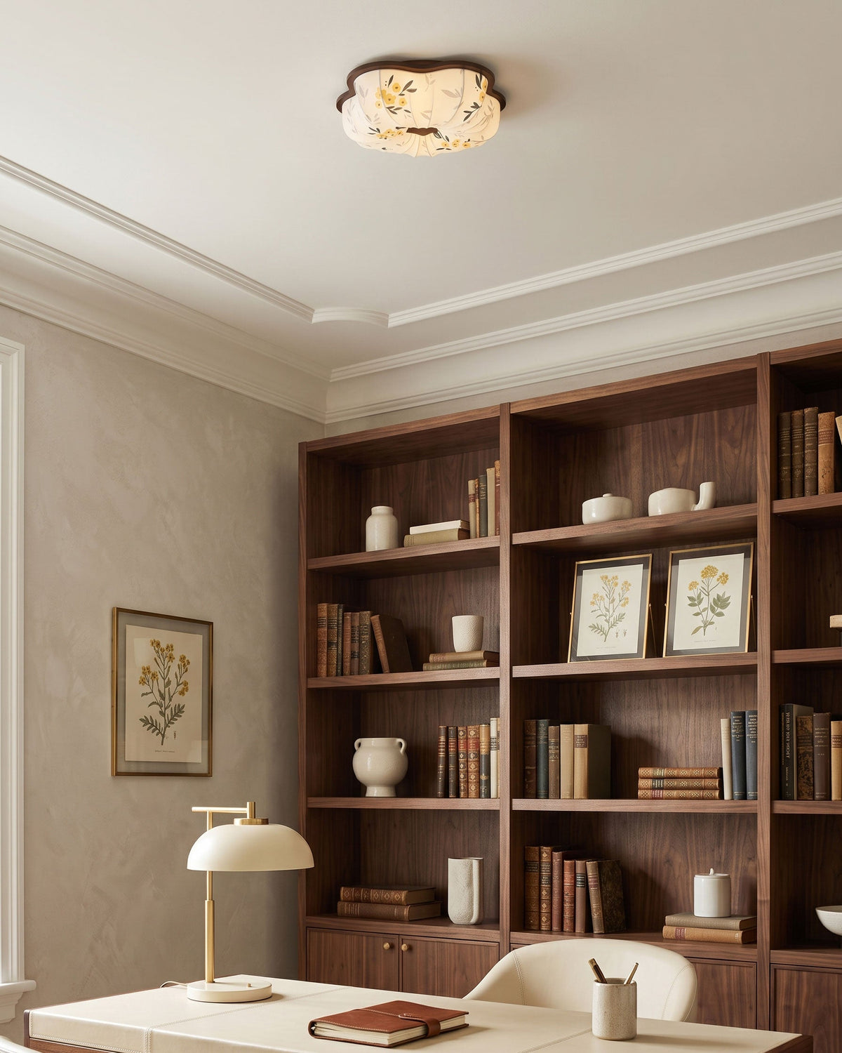 Blythe Scalloped Flush Mount