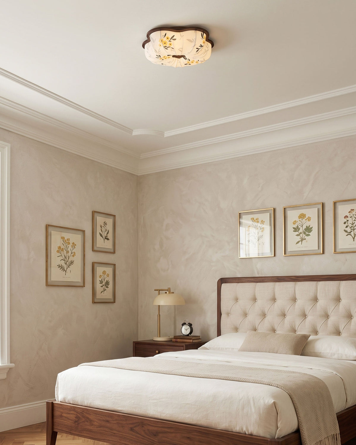 Blythe Scalloped Flush Mount