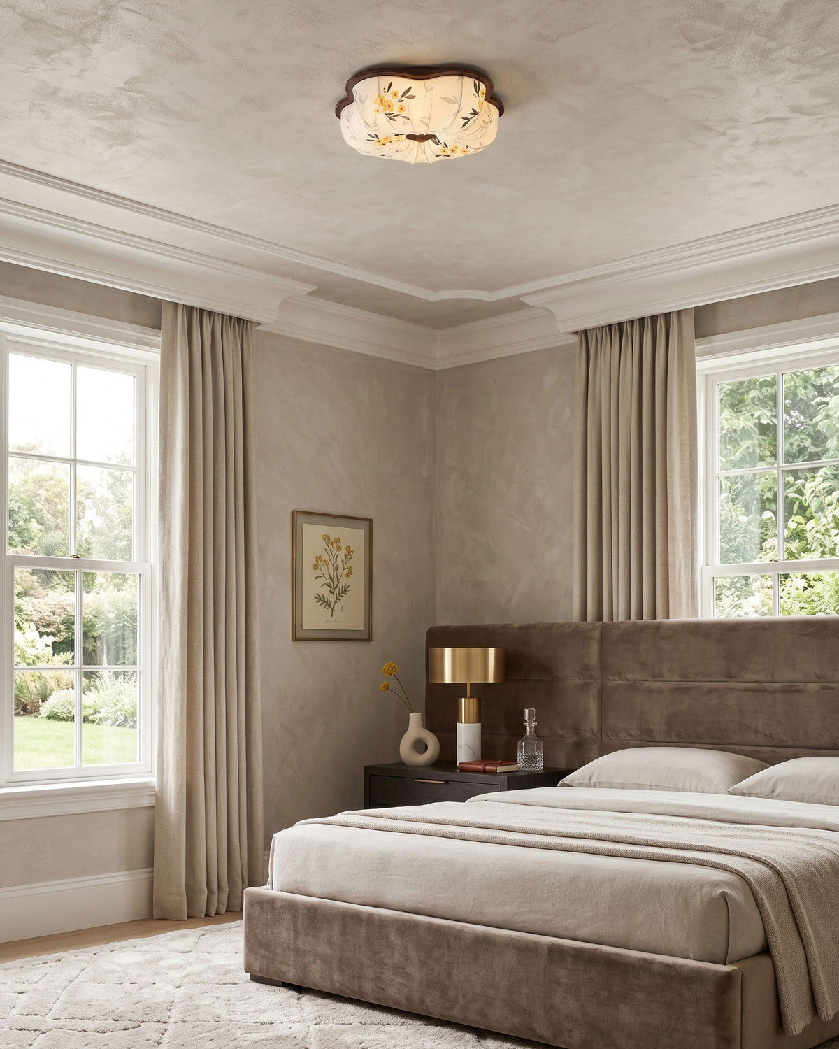 Blythe Scalloped Flush Mount