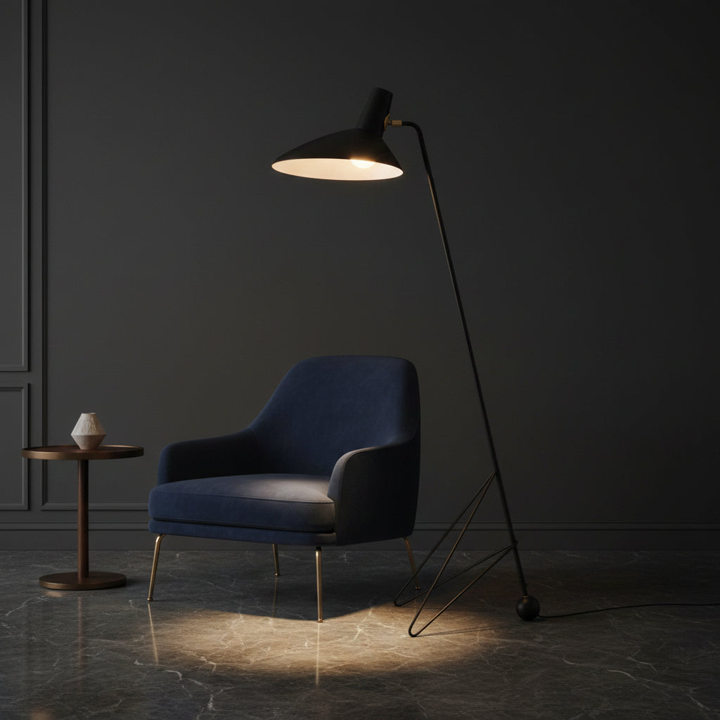 Boman Mid-Century Floor Lamp