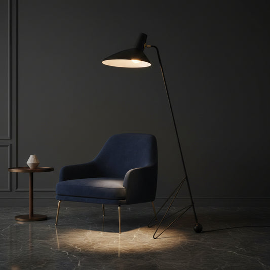 Boman Mid-Century Floor Lamp