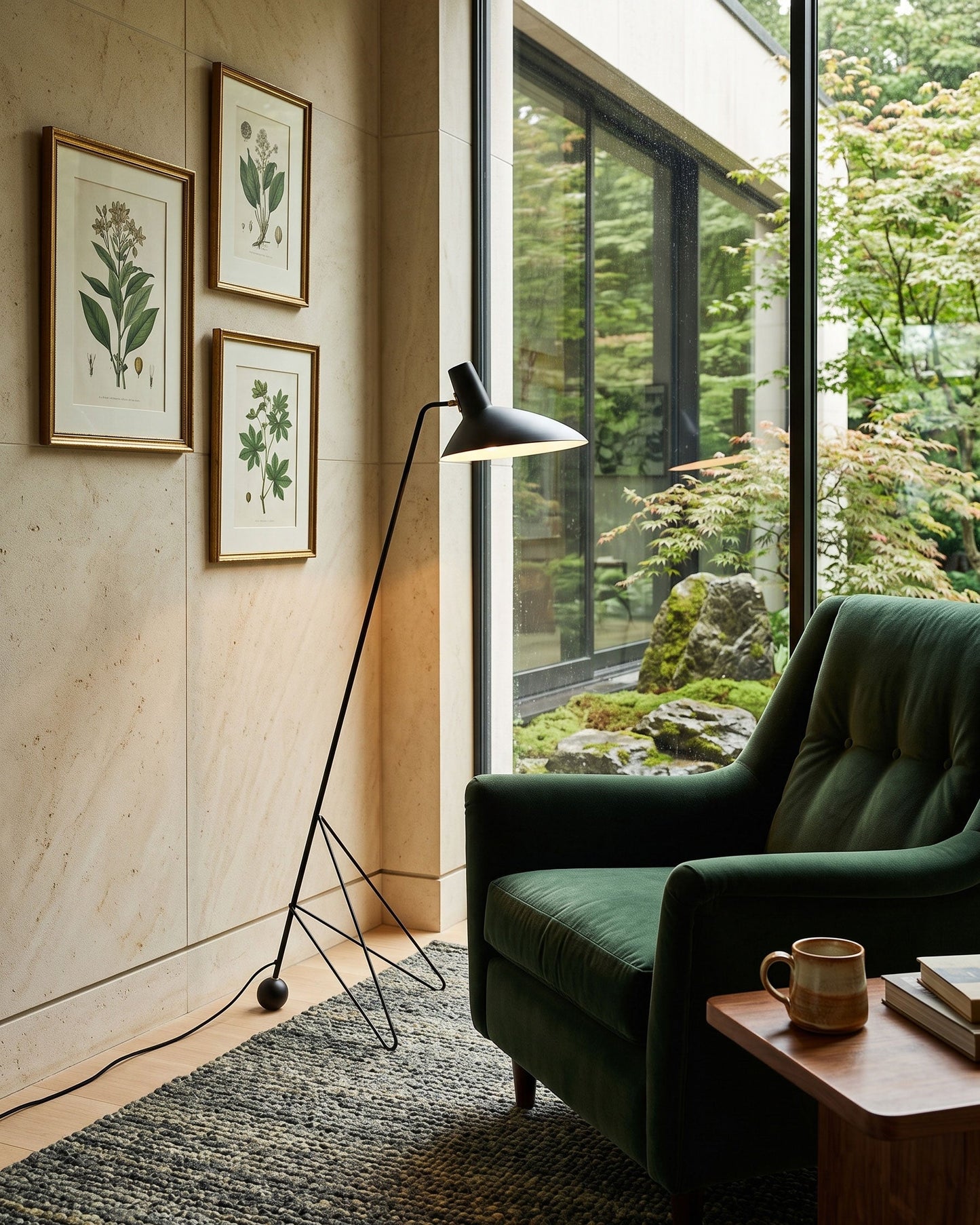 Boman Mid-Century Floor Lamp