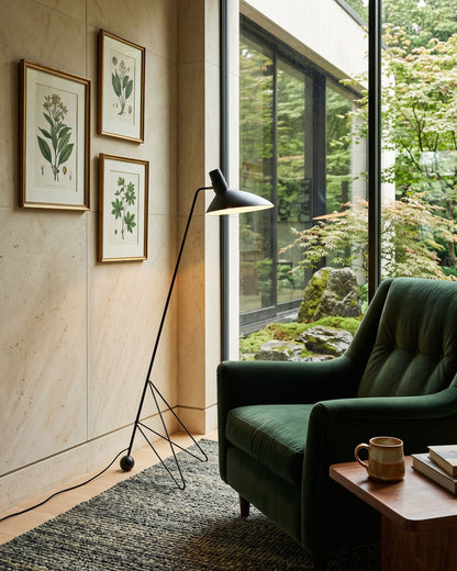 Boman Mid-Century Floor Lamp