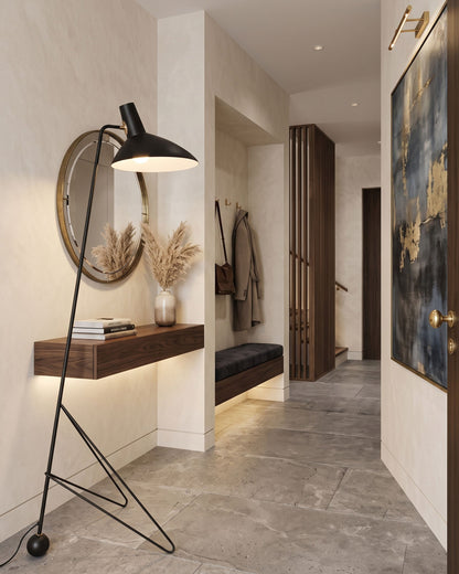 Boman Mid-Century Floor Lamp