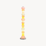 CARAMELLA Stacked Pastel Glass Floor Lamp