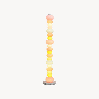 CARAMELLA Stacked Pastel Glass Floor Lamp