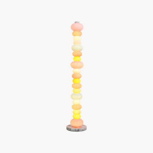 CARAMELLA Stacked Pastel Glass Floor Lamp