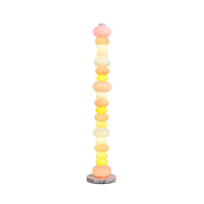 CARAMELLA Stacked Pastel Glass Floor Lamp