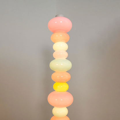 CARAMELLA Stacked Pastel Glass Floor Lamp