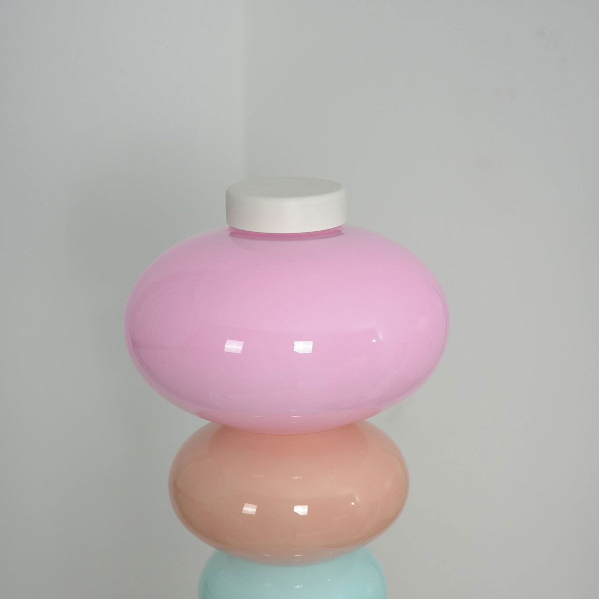 CARAMELLA Stacked Pastel Glass Floor Lamp
