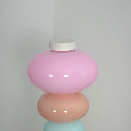 CARAMELLA Stacked Pastel Glass Floor Lamp