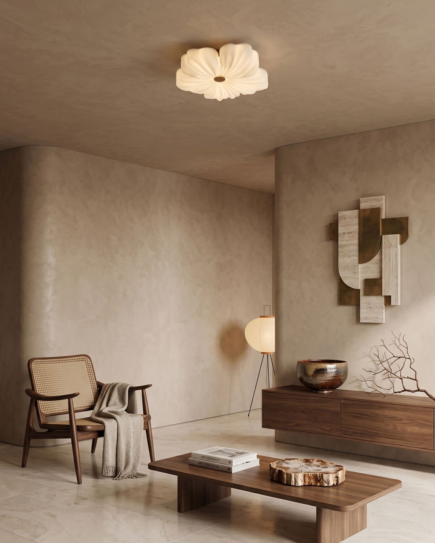 Caspian Flower Ceiling Light