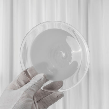LAMINA Glass Disc Semi-Flush Ceiling Light