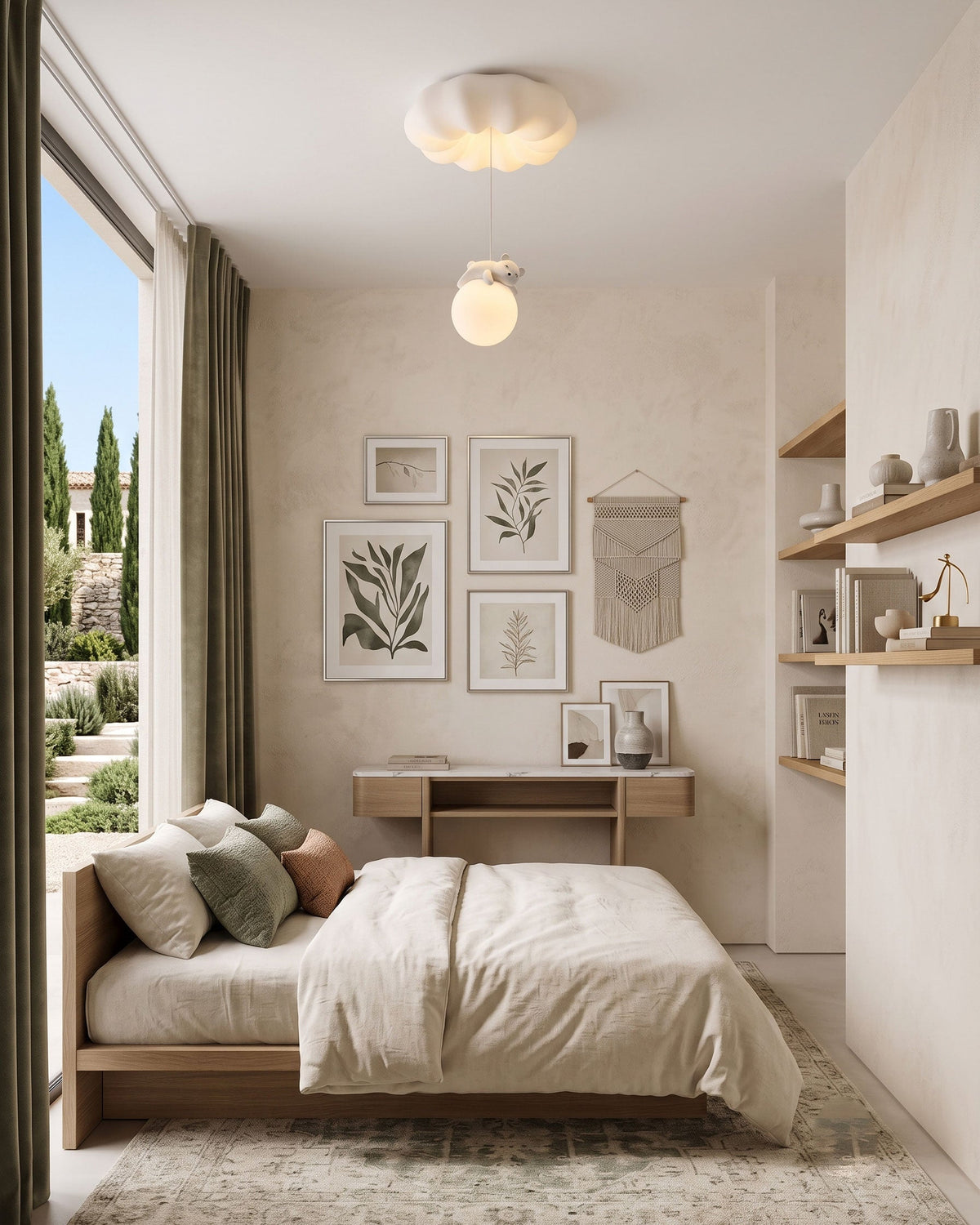 ORSINO Sleeping Bear Cloud Ceiling Light