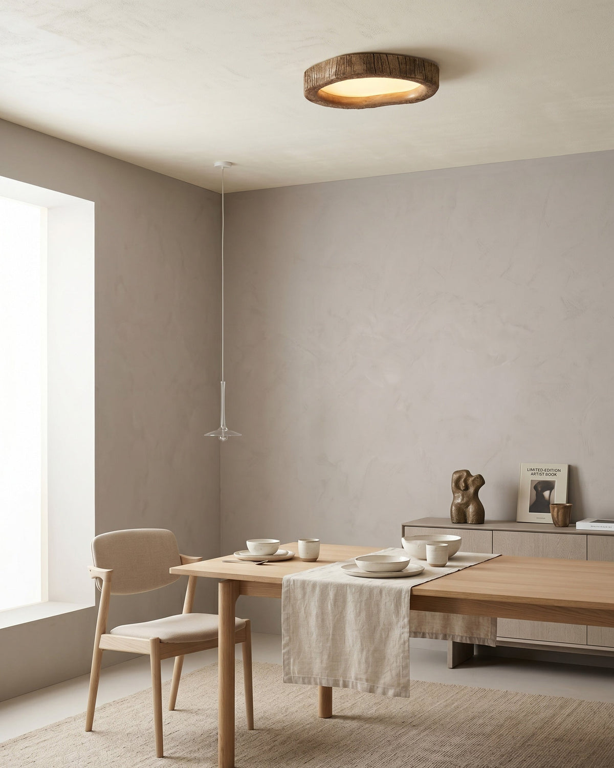 Tavish Rustic Flush Mount