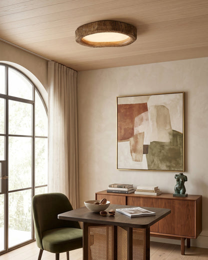 Tavish Rustic Flush Mount