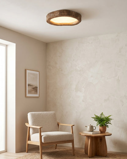 Tavish Rustic Flush Mount