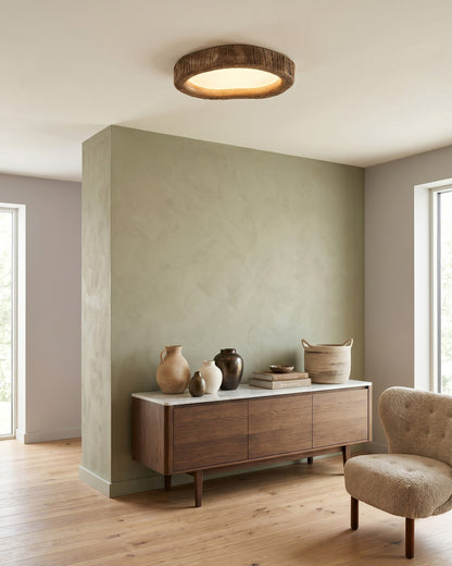Tavish Rustic Flush Mount