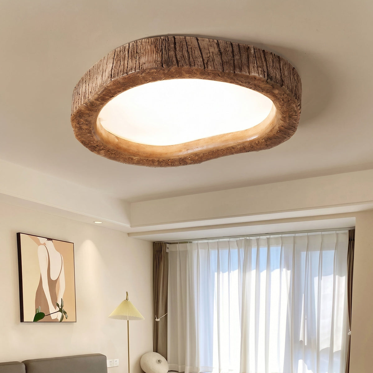 Tavish Rustic Flush Mount
