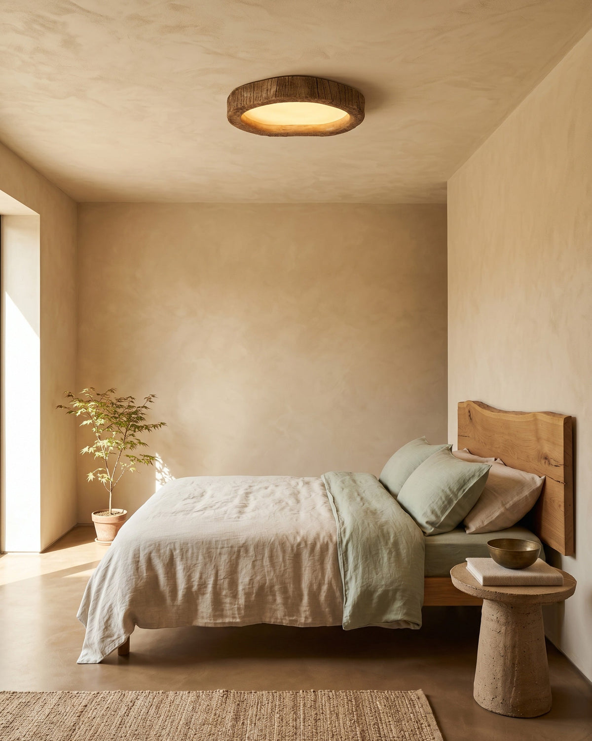 Tavish Rustic Flush Mount