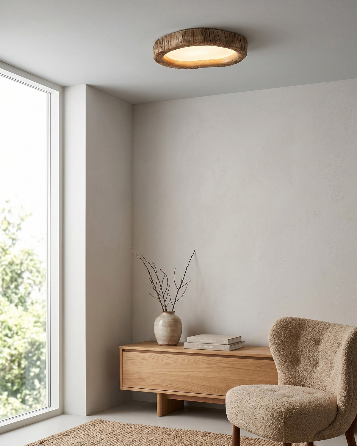 Tavish Rustic Flush Mount