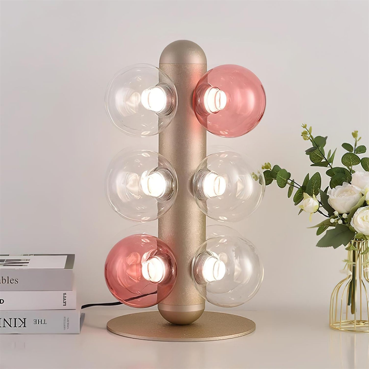 Thalia Prismatic Globe Table Lamp