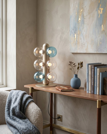 Thalia Prismatic Globe Table Lamp