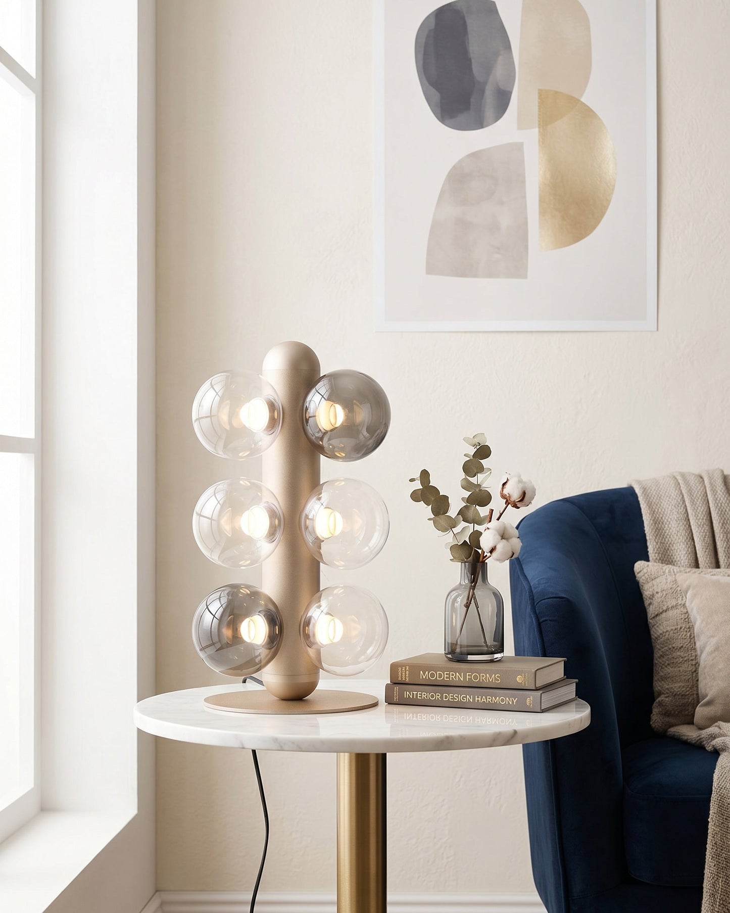 Thalia Prismatic Globe Table Lamp