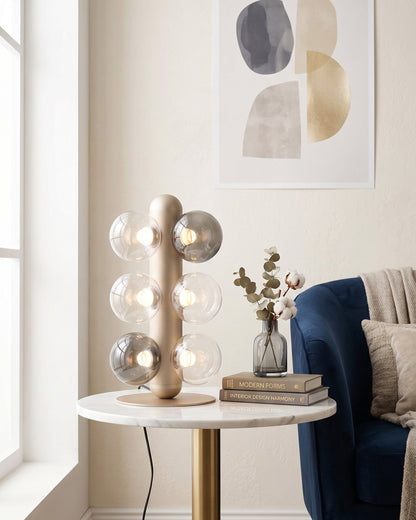 Thalia Prismatic Globe Table Lamp