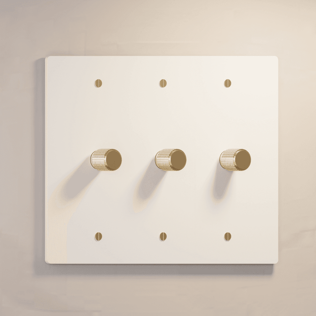 The Brass Dimmer Switch (1–4 Gang)