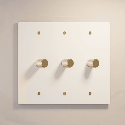 The Brass Dimmer Switch (1–4 Gang)
