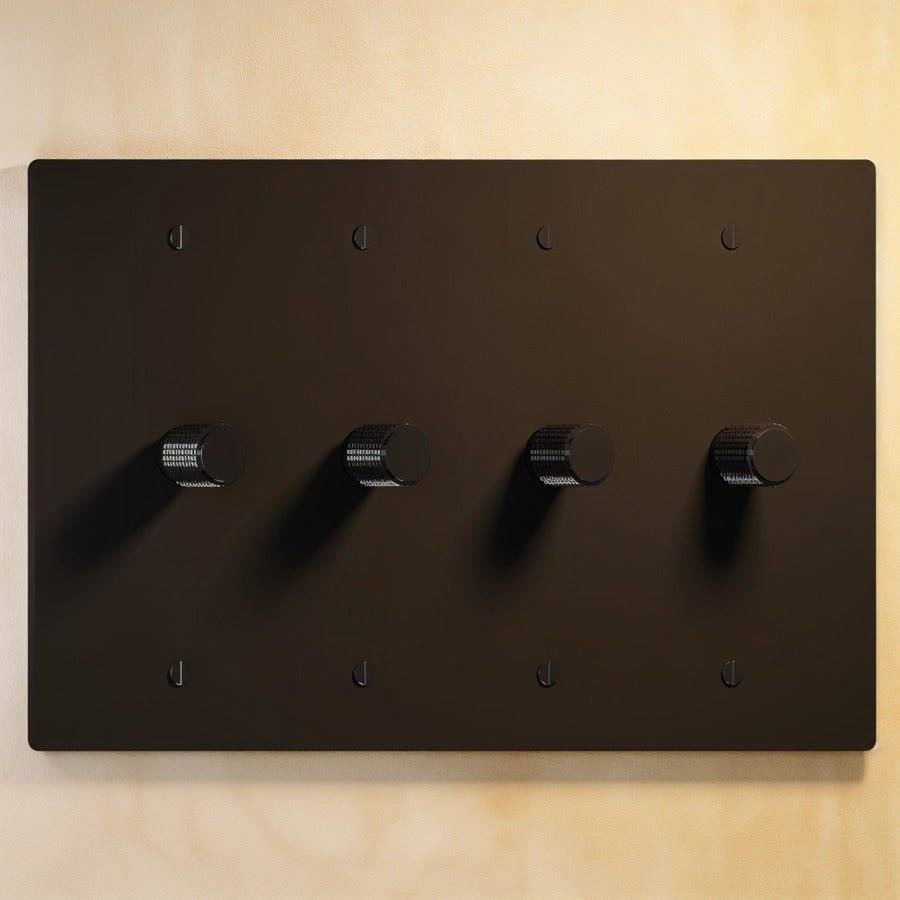 The Brass Dimmer Switch (1–4 Gang)