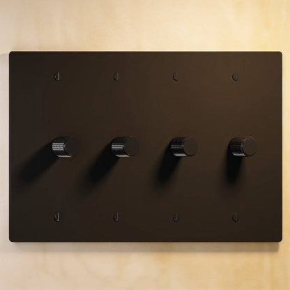 The Brass Dimmer Switch (1–4 Gang)