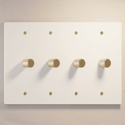The Brass Dimmer Switch (1–4 Gang)